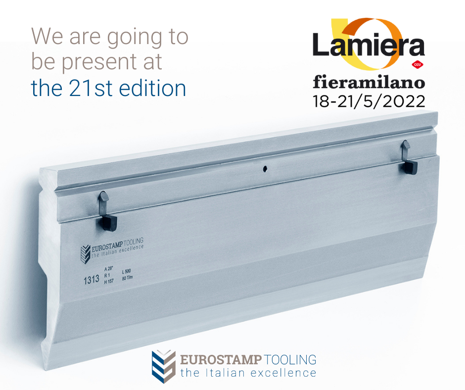 Banner English Eurostamp at Lamiera 2022
